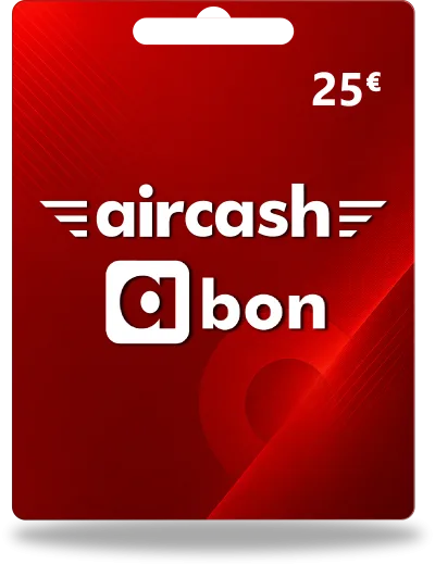 Aircash A-bon-tegoed 25€