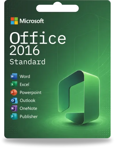 Microsoft Office 2016 Standard 32/64 Bit (Home & Business)