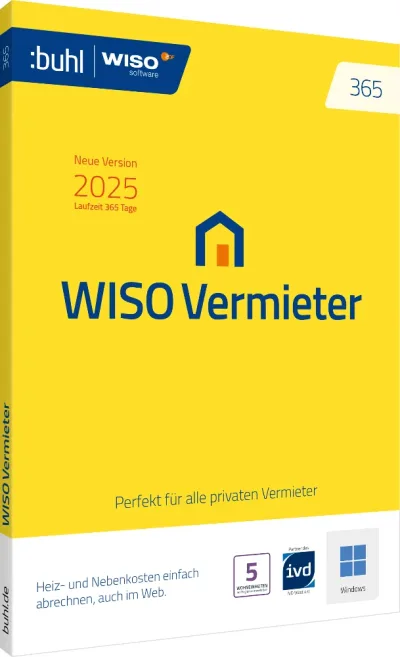 WISO Vermieter 365 (Version 2026) | 1 jaar