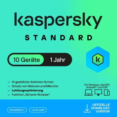 Kaspersky Standard | 10 apparaten | 1 jaar
