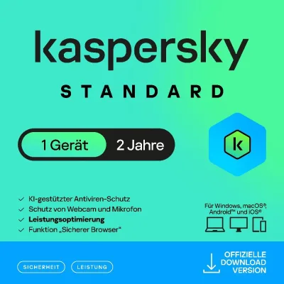 Kaspersky Standard | 1 apparaat | 2 jaar