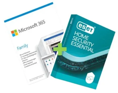 Microsoft 365 Family + ESET HOME Security Essential (180 Tage)
