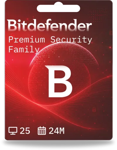 Bitdefender Premium Security Family | 25 apparaten | 2 jaar