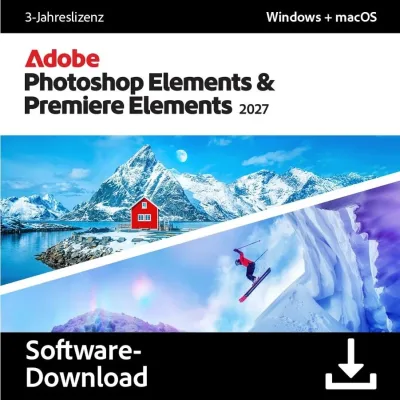 Adobe Photoshop & Premiere Elements 2027 | 1 gebruiker | 3 jaar