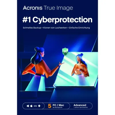 Acronis True Image Advanced 500 GB | 5 apparaten | 1 jaar