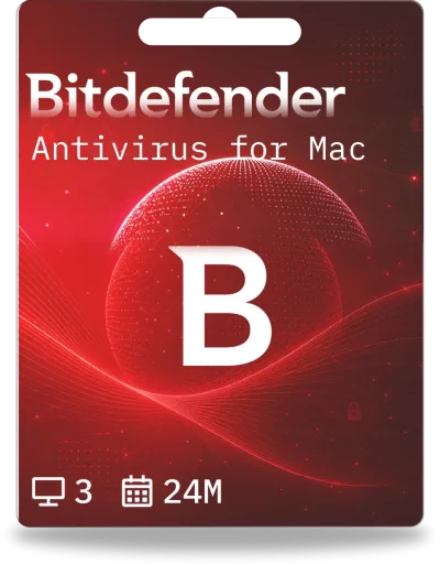 Bitdefender Antivirus voor Mac | 3 apparaten | 2 jaar