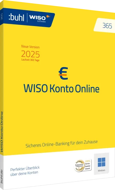 WISO Konto Online 365 (Version 2026) | 1 jaar