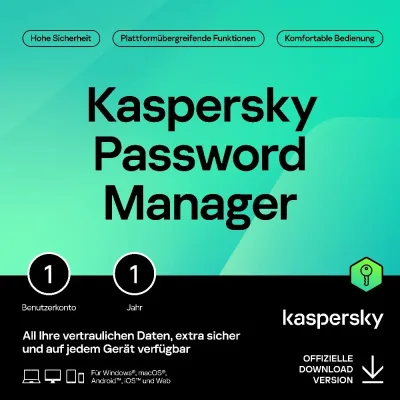 Kaspersky Password Manager | 1 gebruiker | 1 jaar